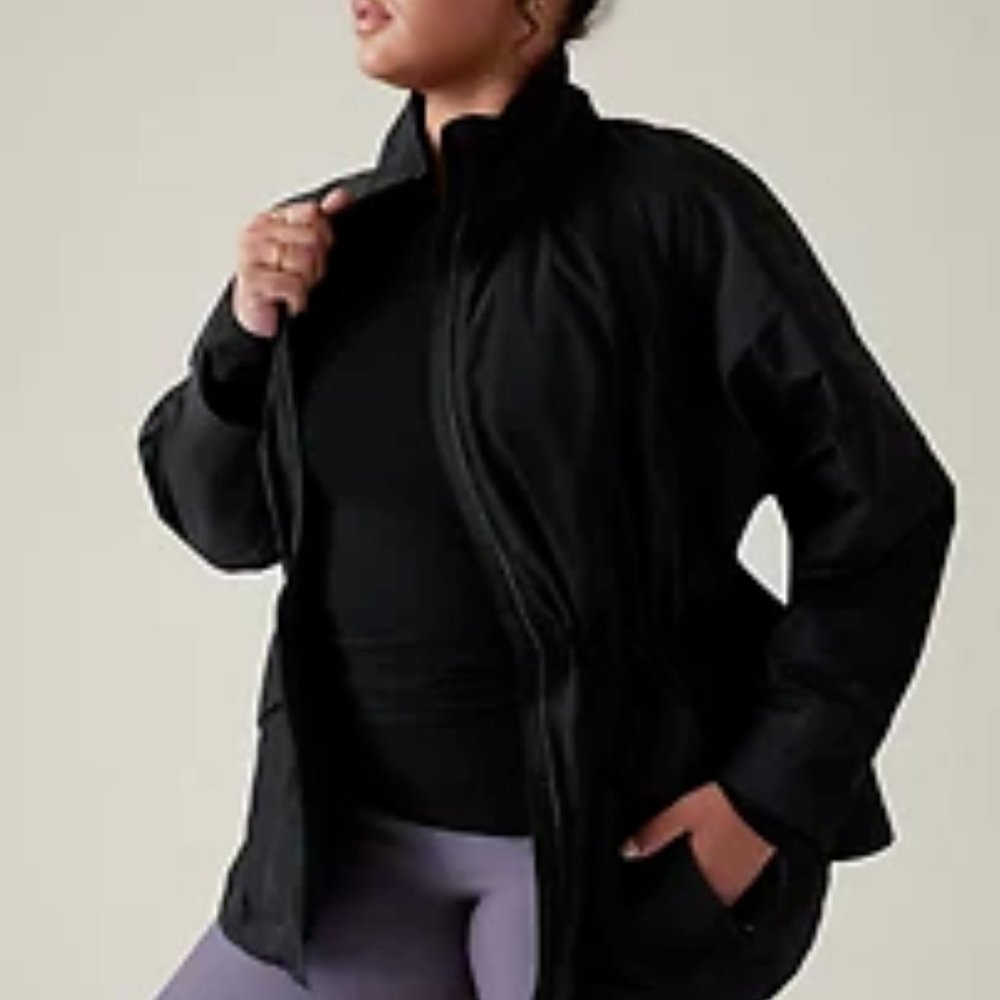 Athleta Westerly Jacket Size Small Black